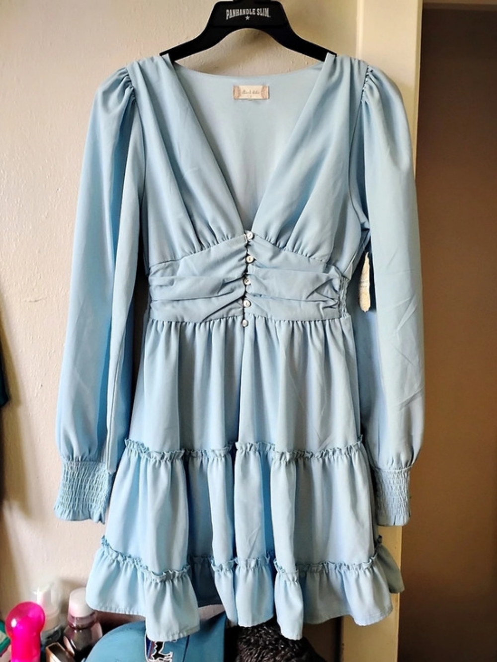 Altar'd Blue Mini Dress